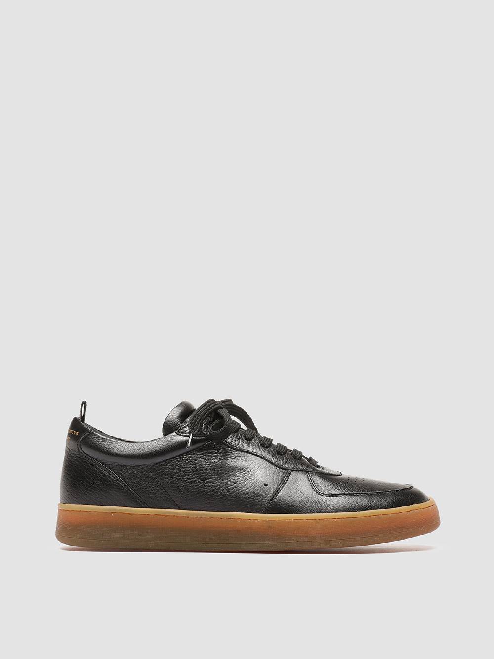 Officine Creative ASSET 001 Sneakers in Pelle Nera Pezzi Unici