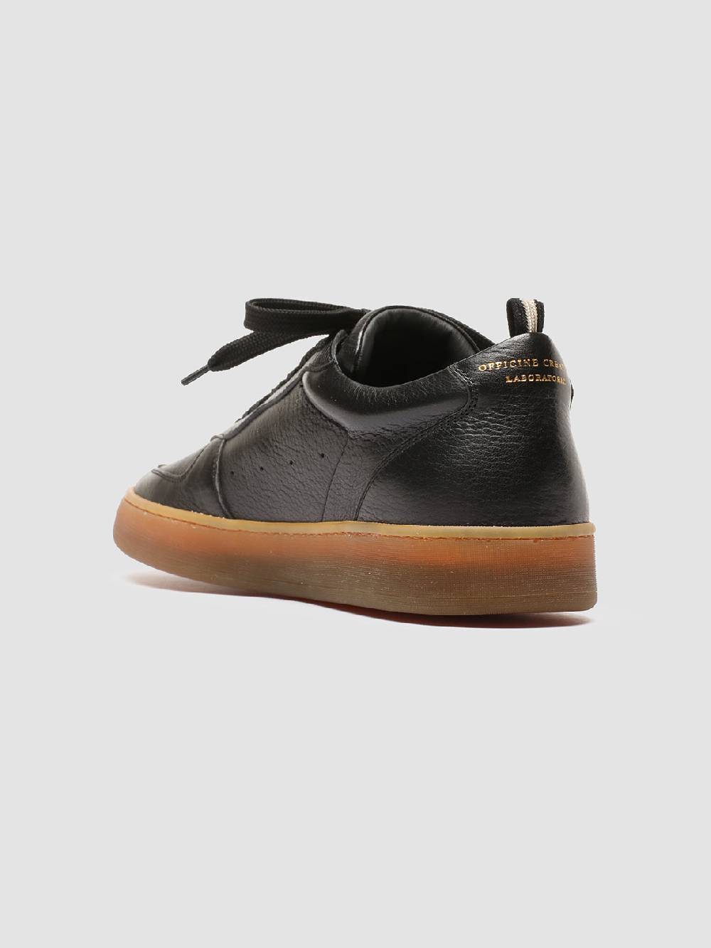 Officine Creative ASSET 001 Sneakers in Pelle Nera Pezzi Unici
