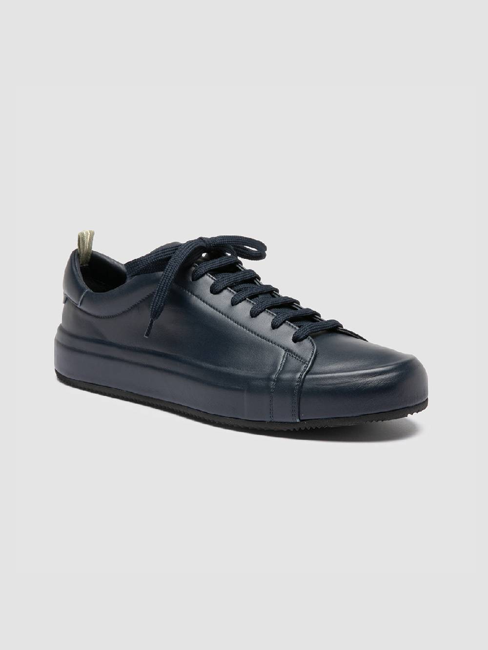Officine Creative EASY 001 Sneakers Basse in Pelle Blu Acquista Ora