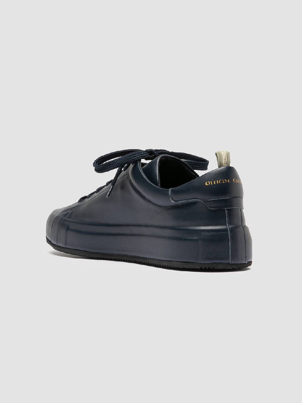 Officine Creative EASY 001 Sneakers Basse in Pelle Blu Acquista Ora