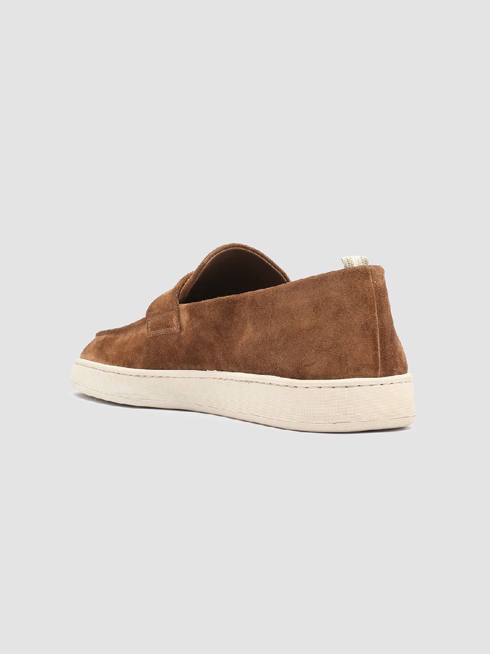Officine Creative HERBIE 001 Mocassini Penny Loafer in Pelle Scamosciata Marrone Fino Al -60%