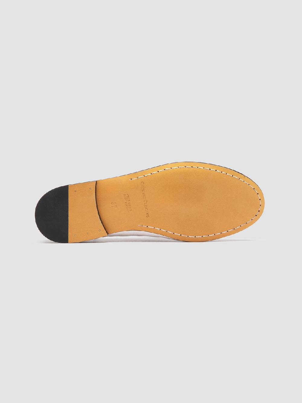 Officine Creative BLAIR 001 Mocassini in Pelle Bianca Affare Del Giorno