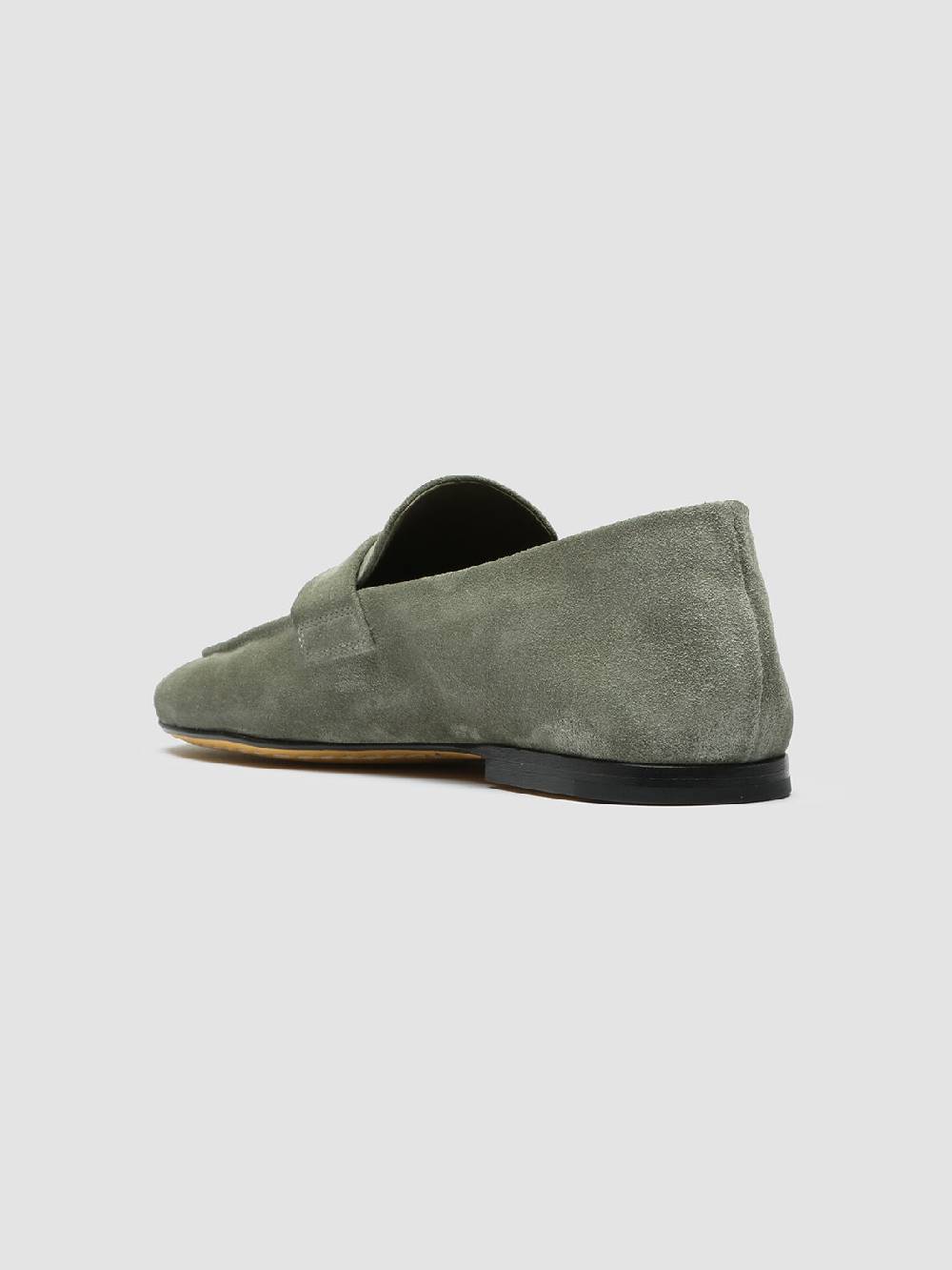 Officine Creative BLAIR 001 Mocassini in Pelle Scamosciata Verde Convenienza