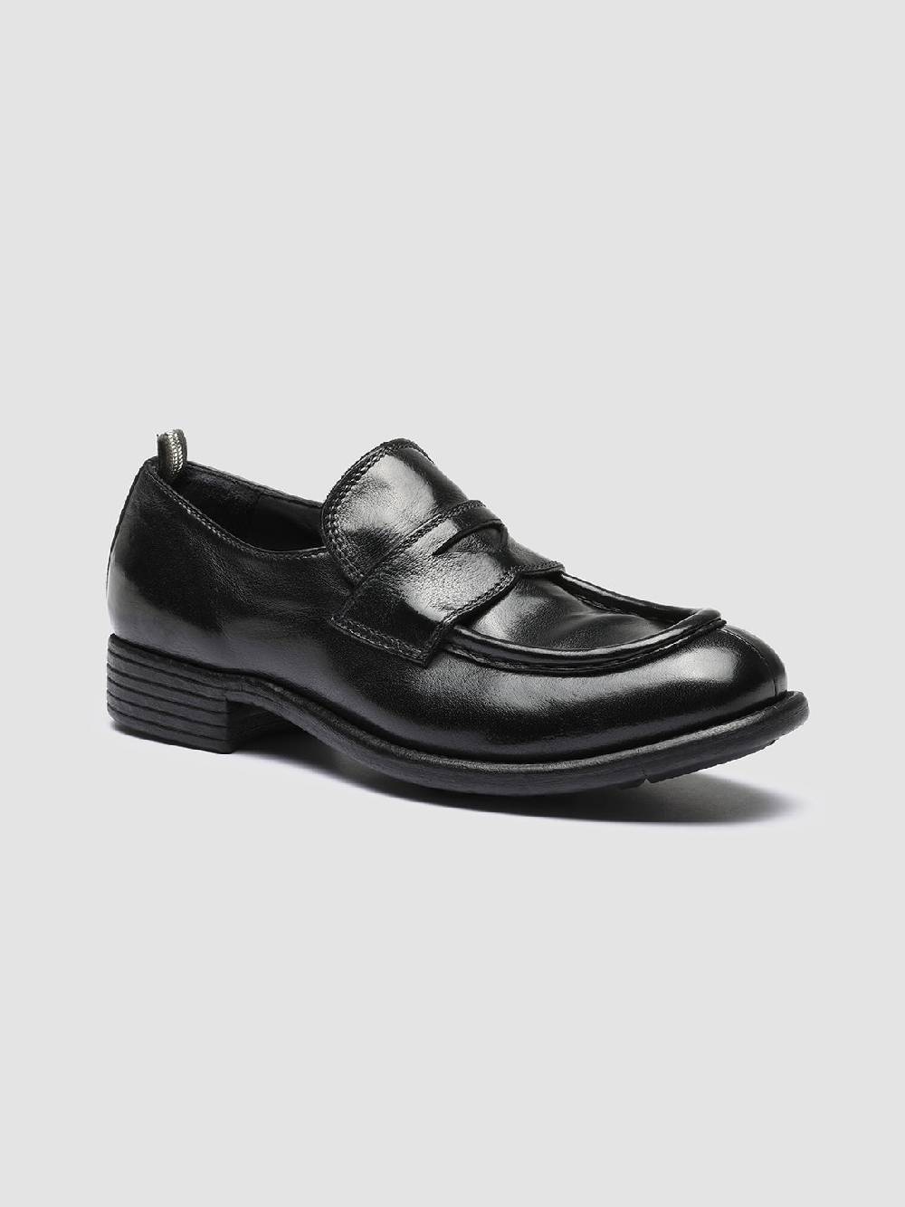 Officine Creative CALIXTE 020 Mocassini in Pelle Nera Presa