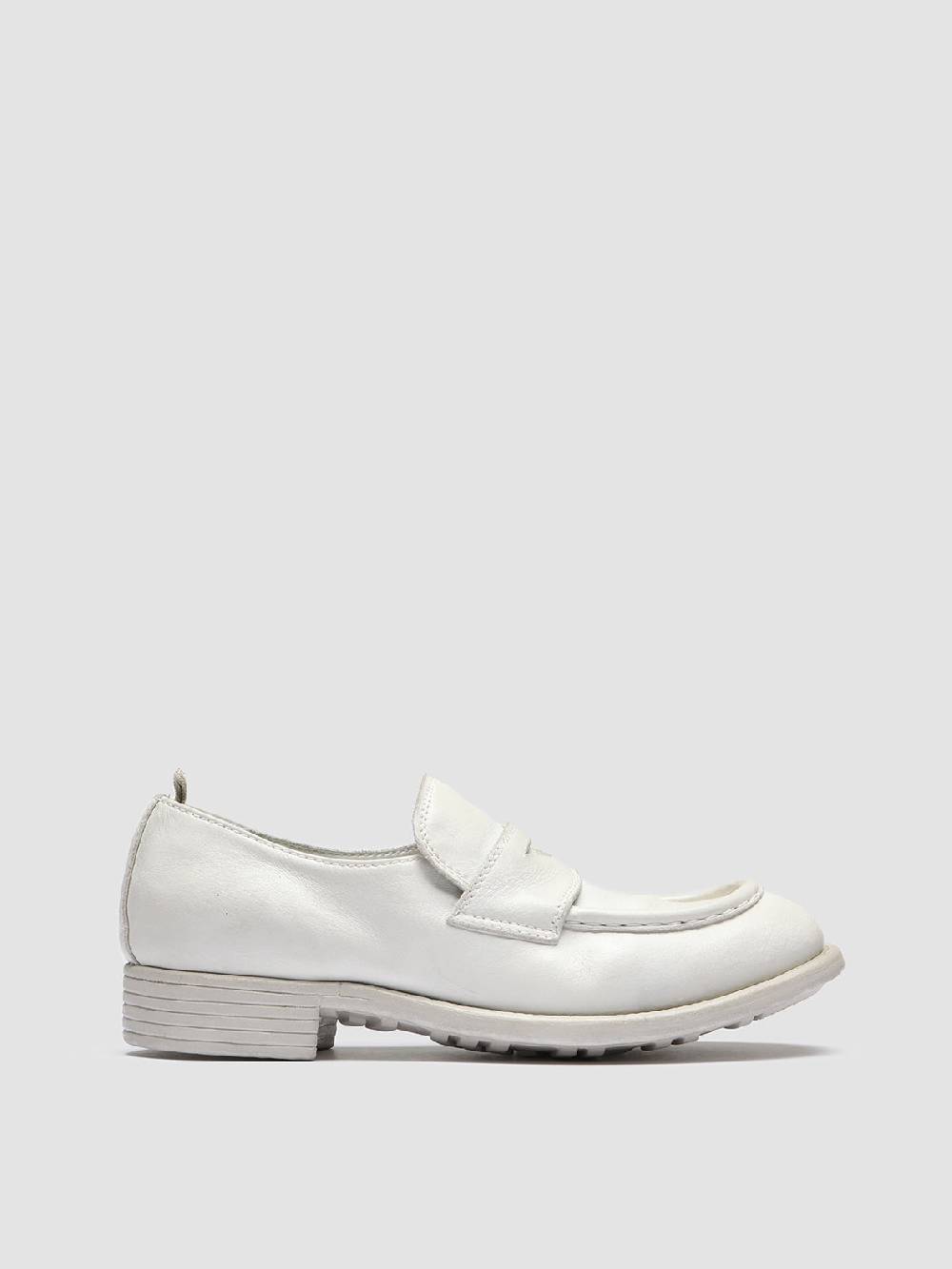 Officine Creative CALIXTE 020 Mocassini in Pelle Bianca Economico