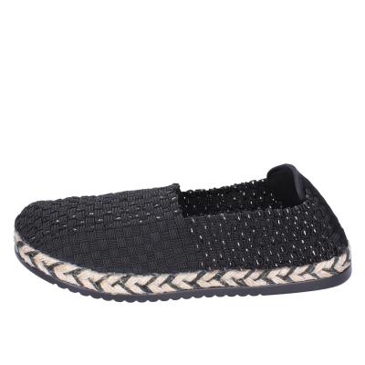 scarpe donna CAFè NOIR espadrillas nero tessuto MEA901 BF478 Saldi