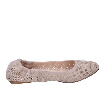 scarpe donna CAFè NOIR ballerine beige camoscio strass MEL501 BF513 Hotsell