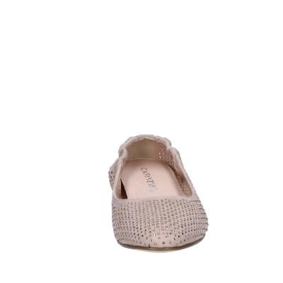 scarpe donna CAFè NOIR ballerine beige camoscio strass MEL501 BF513 Hotsell