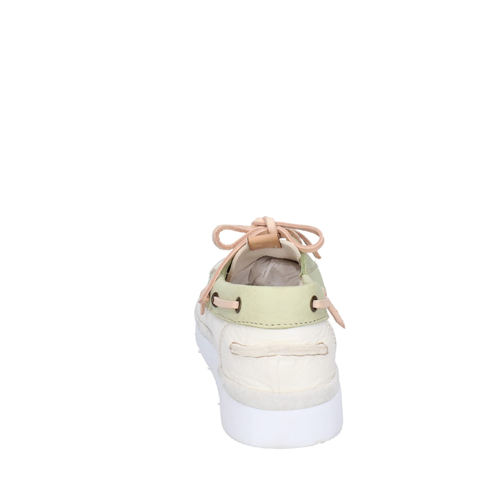 scarpe donna MOMA classiche bianco pelle verde 1AS407-YAC2 EZ870 Vendite Flash