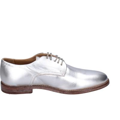 scarpe donna MOMA classiche argento pelle 1AS025-RA BC51 Nuova