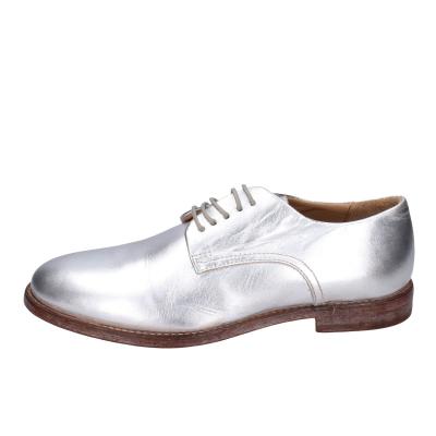 scarpe donna MOMA classiche argento pelle 1AS025-RA BC51 Nuova