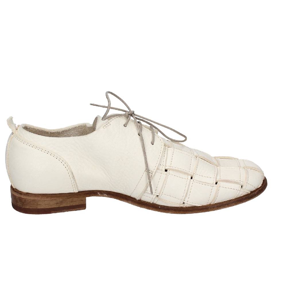 scarpe donna MOMA classiche bianco pelle 39409A VINTAGE EX454 Italy