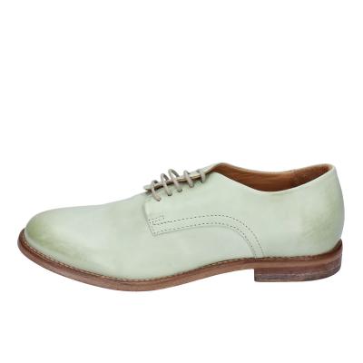 scarpe donna MOMA classiche verde pelle 1AS025-AF BC47 Qualità