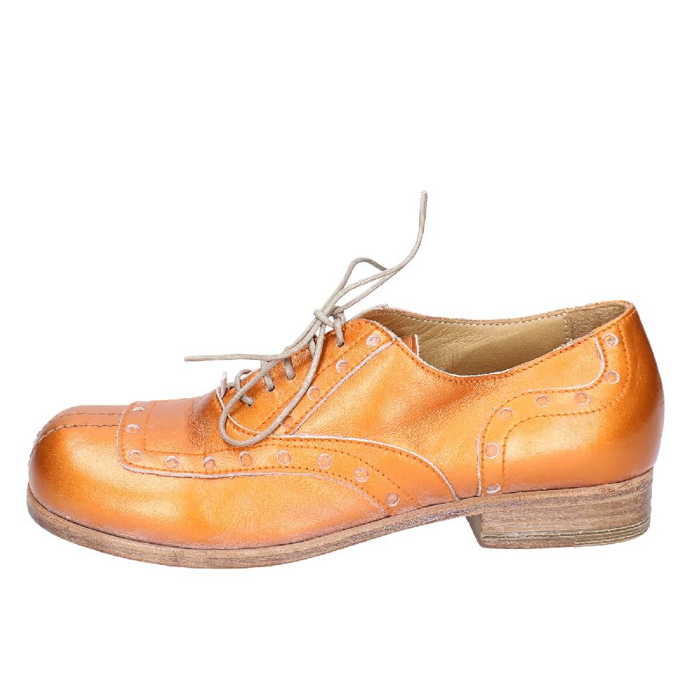 scarpe donna MOMA classiche arancione pelle 45404A VINTAGE EX441 Qualità Garantita