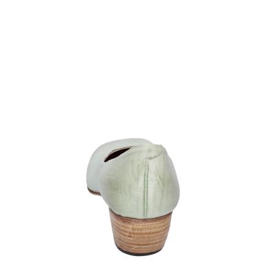 scarpe donna MOMA decollete verde pelle BE500 Affare Del Giorno