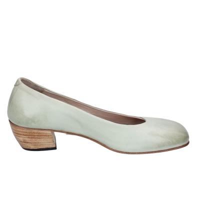 scarpe donna MOMA decollete verde pelle BE500 Affare Del Giorno