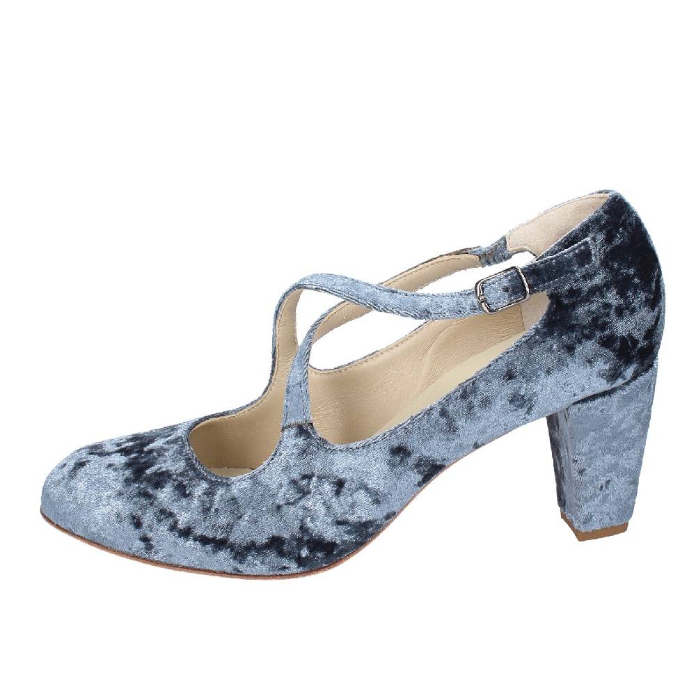 scarpe donna ANNIEL decollete grigio velluto EX257 Convenienza