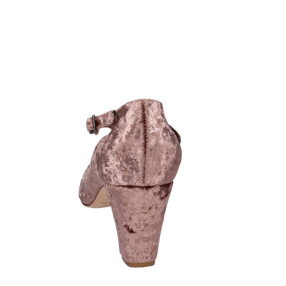 scarpe donna ANNIEL decollete marrone velluto EX279 Online