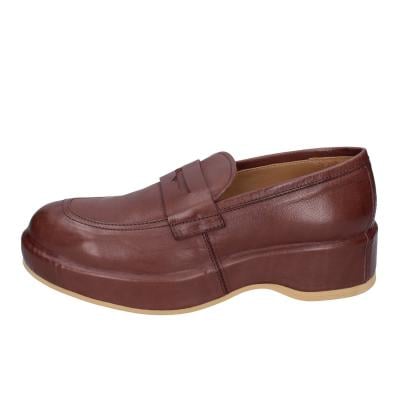 scarpe donna MOMA mocassini marrone pelle 1ESA19-NAC BC44 Negozio