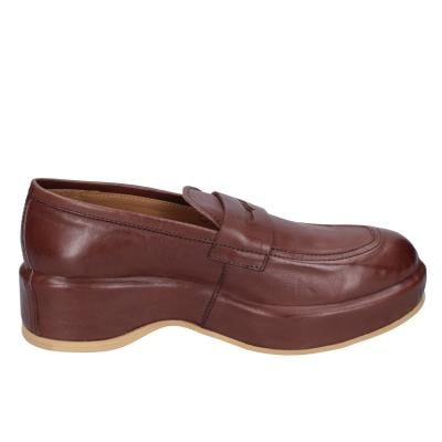 scarpe donna MOMA mocassini marrone pelle 1ESA19-NAC BC44 Negozio
