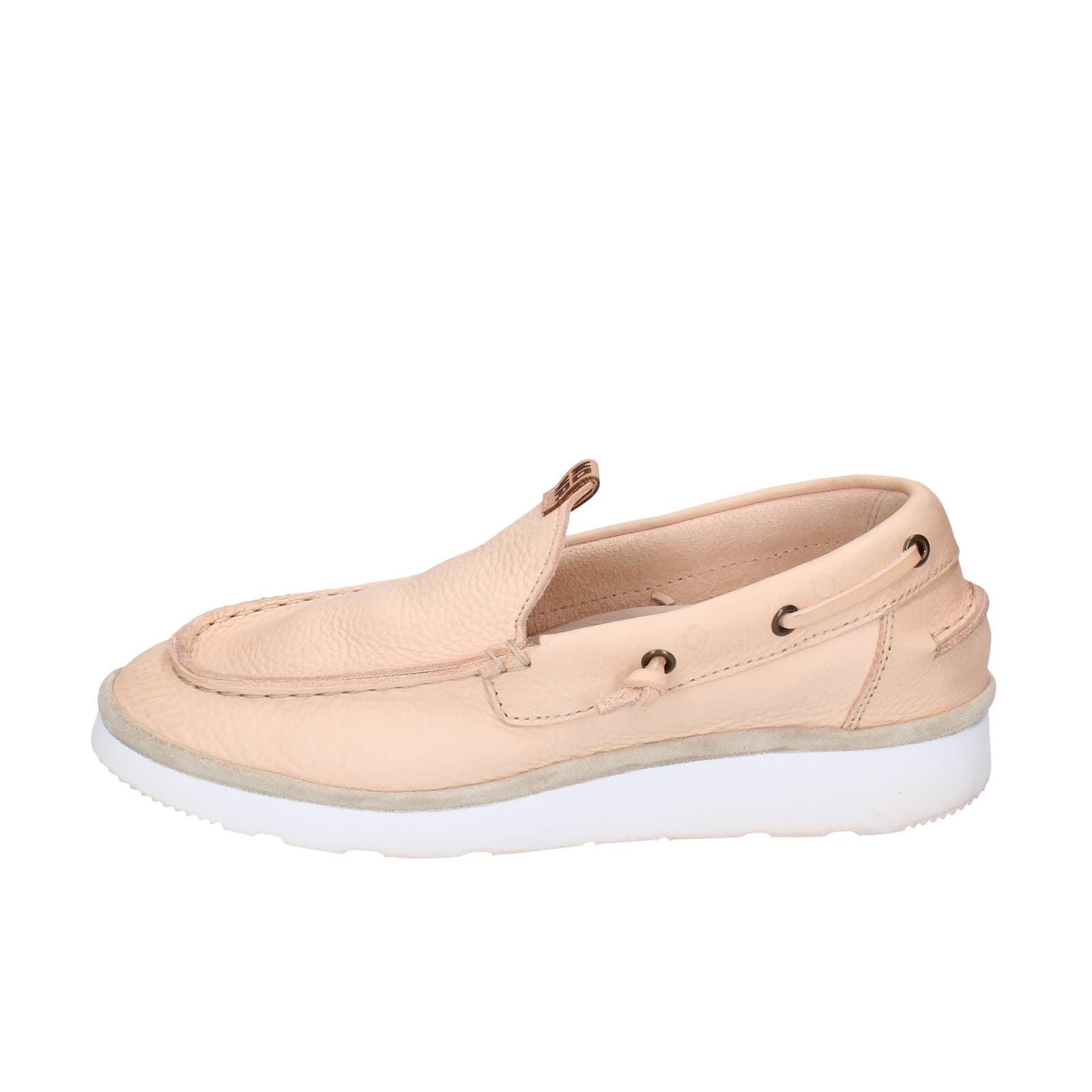 scarpe donna MOMA mocassini rosa pelle 1AS407-YAC2 EZ896 In Saldo
