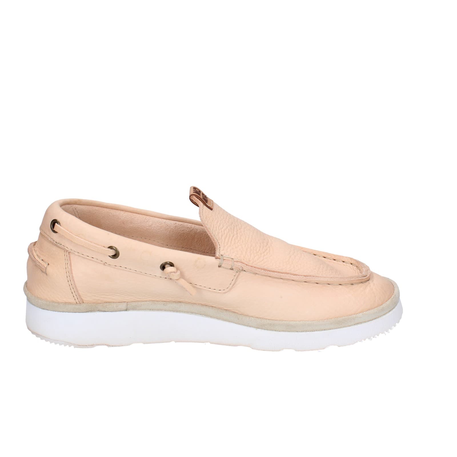 scarpe donna MOMA mocassini rosa pelle 1AS407-YAC2 EZ896 In Saldo
