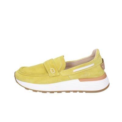 scarpe donna MOMA mocassini verde camoscio 3FS413-CRP14 BC811 Italy