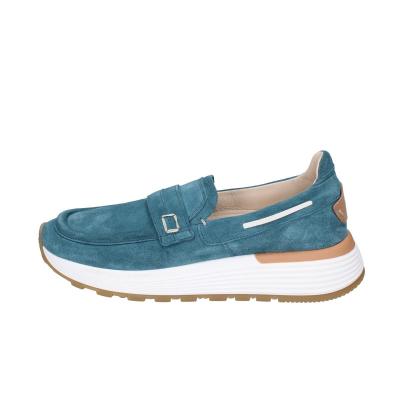 scarpe donna MOMA mocassini verde camoscio 3FS413-CRP11 BC851 Italia