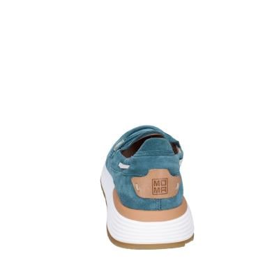 scarpe donna MOMA mocassini verde camoscio 3FS413-CRP11 BC851 Italia