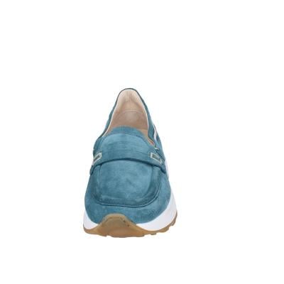 scarpe donna MOMA mocassini verde camoscio 3FS413-CRP11 BC851 Italia