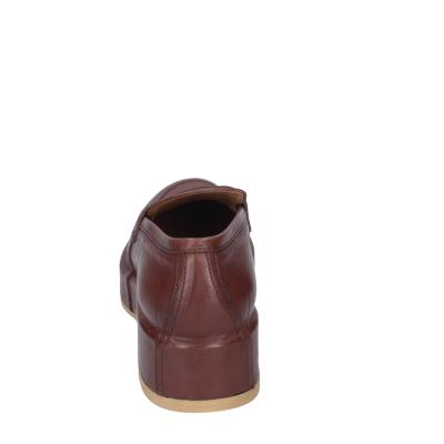 scarpe donna MOMA mocassini marrone pelle 1ES419-NAC BC48 In Linea