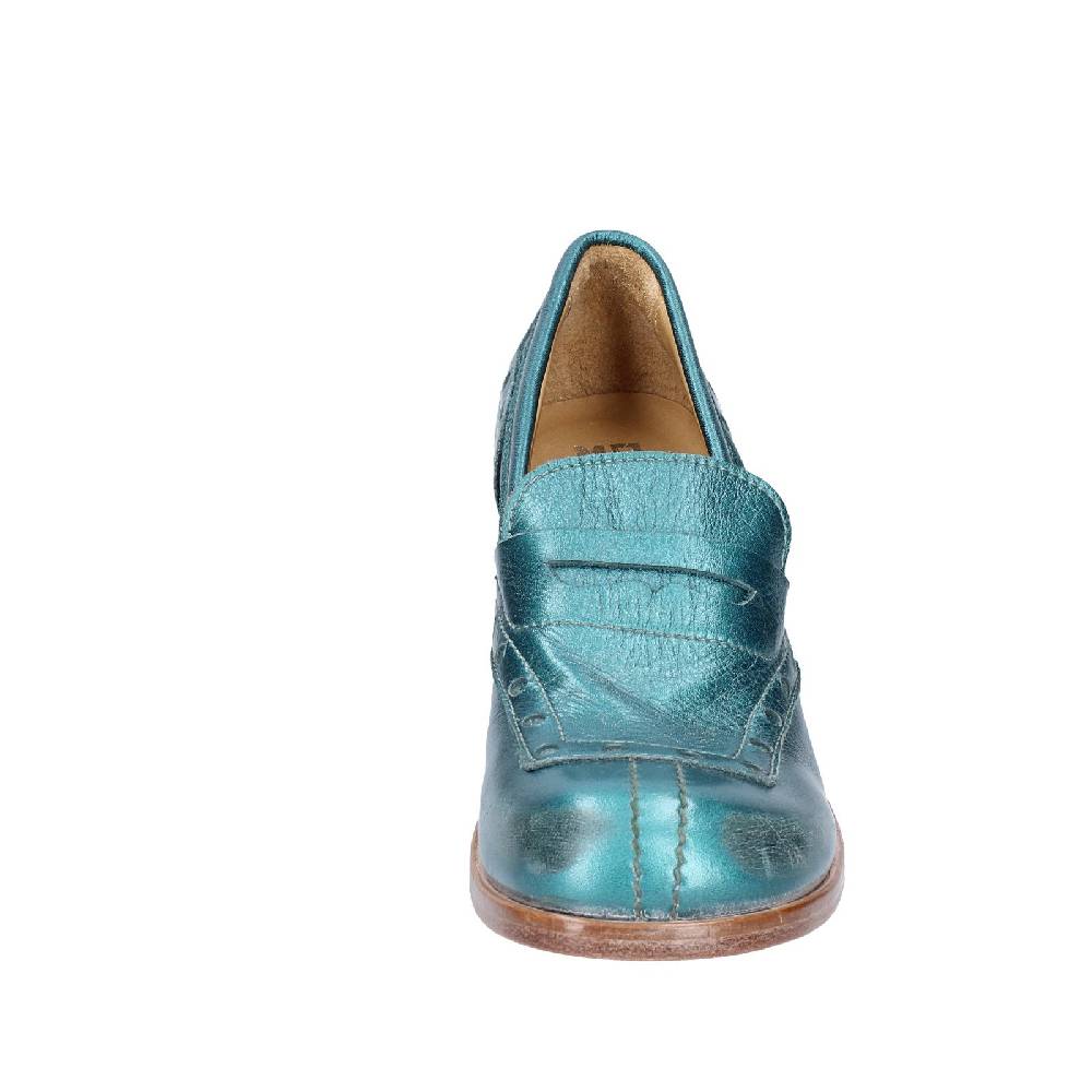 scarpe donna MOMA mocassini verde pelle 47406E VINTAGE EX447 Promozione