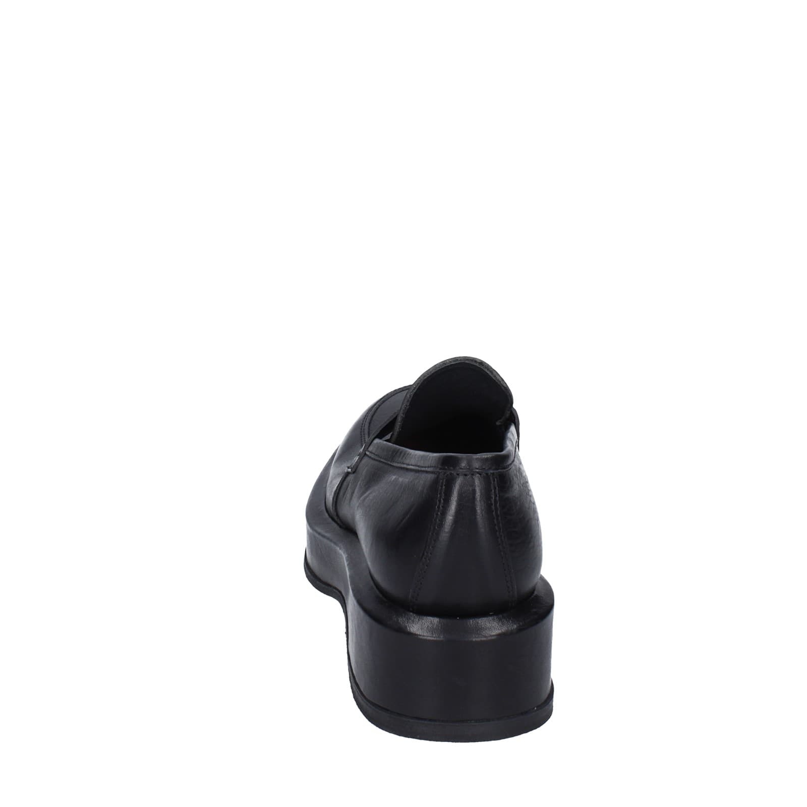 scarpe donna MOMA mocassini nero pelle 82301E-CU EY487 Spedizione Gratuita