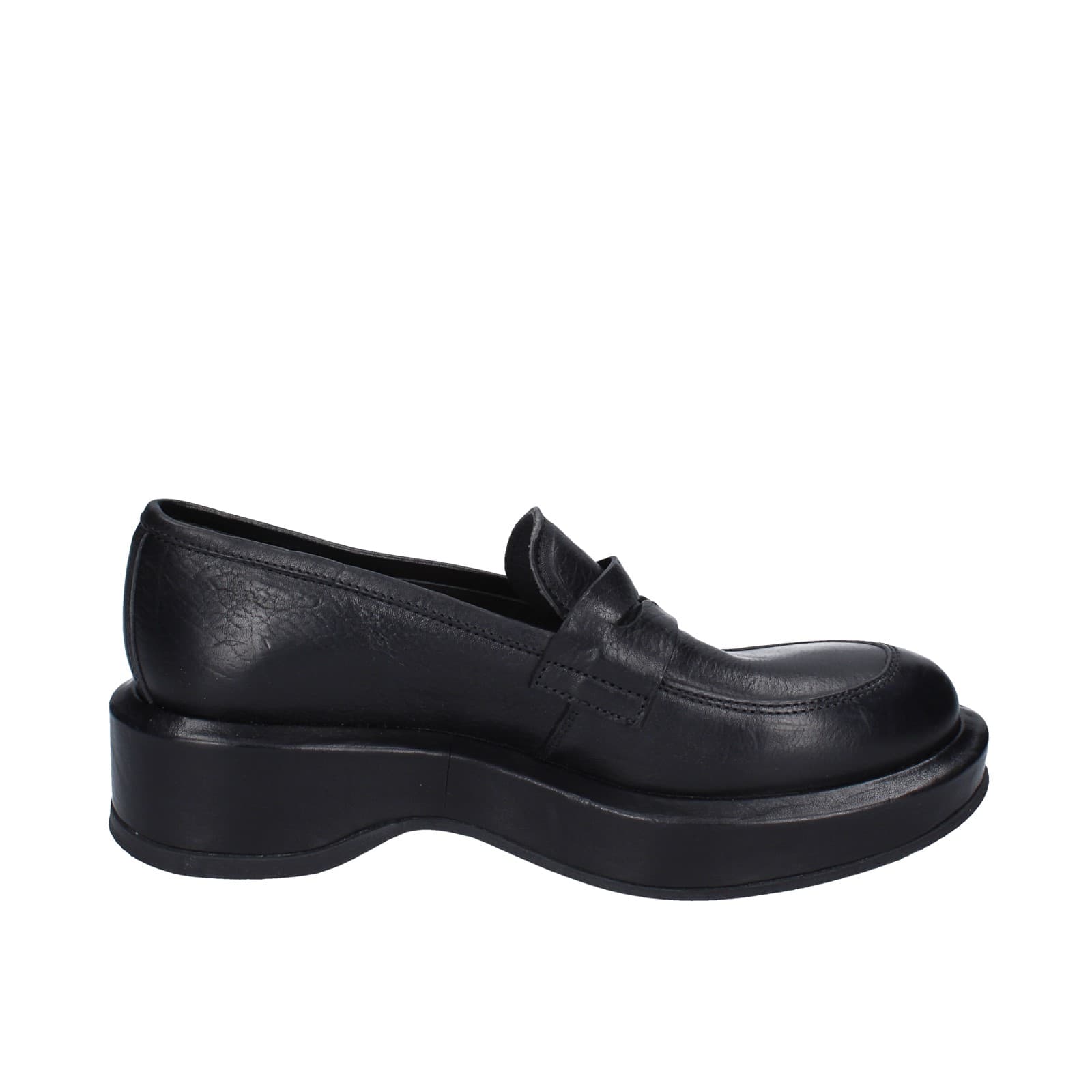 scarpe donna MOMA mocassini nero pelle 82301E-CU EY487 Spedizione Gratuita