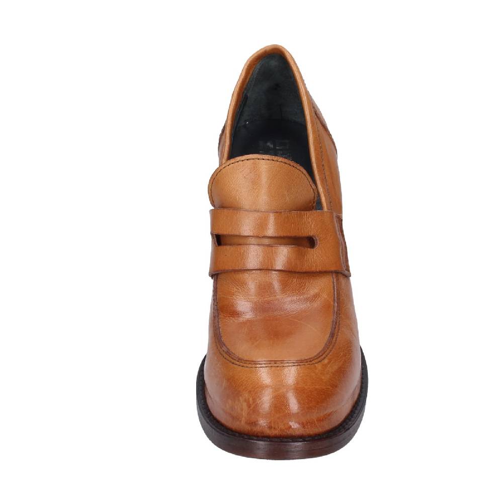 scarpe donna MOMA mocassini marrone pelle 85306E EY568 Soddisfazione Garantita