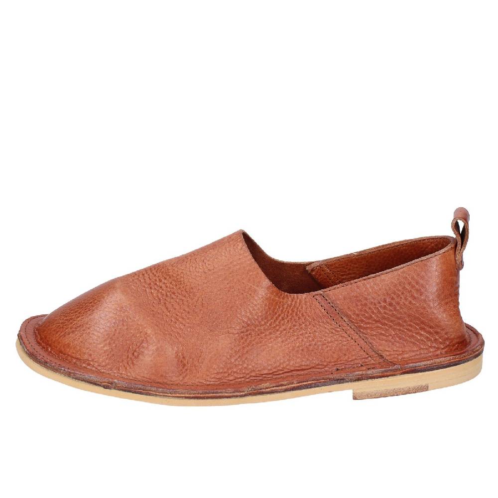 scarpe donna MOMA mocassini marrone pelle VINTAGE SLIP ON EX464 Qualità Garantita