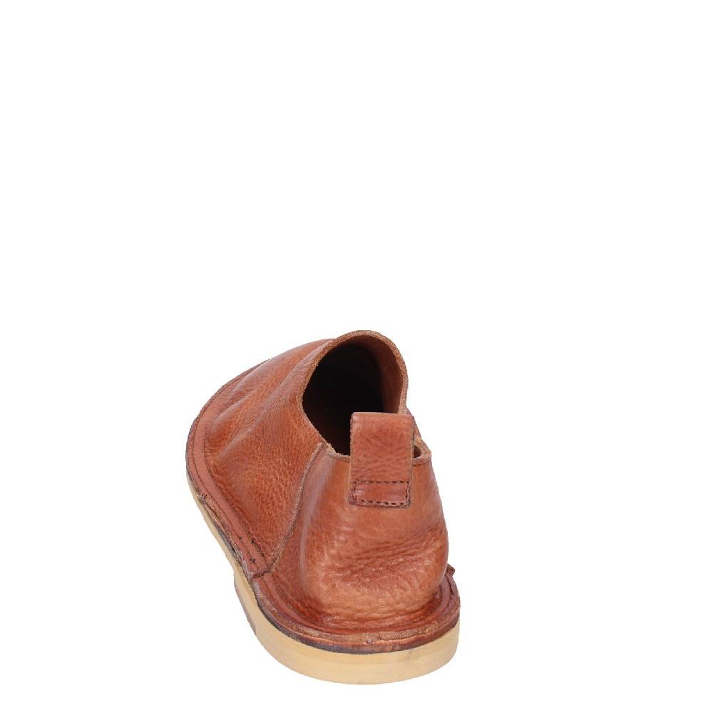 scarpe donna MOMA mocassini marrone pelle VINTAGE SLIP ON EX464 Qualità Garantita