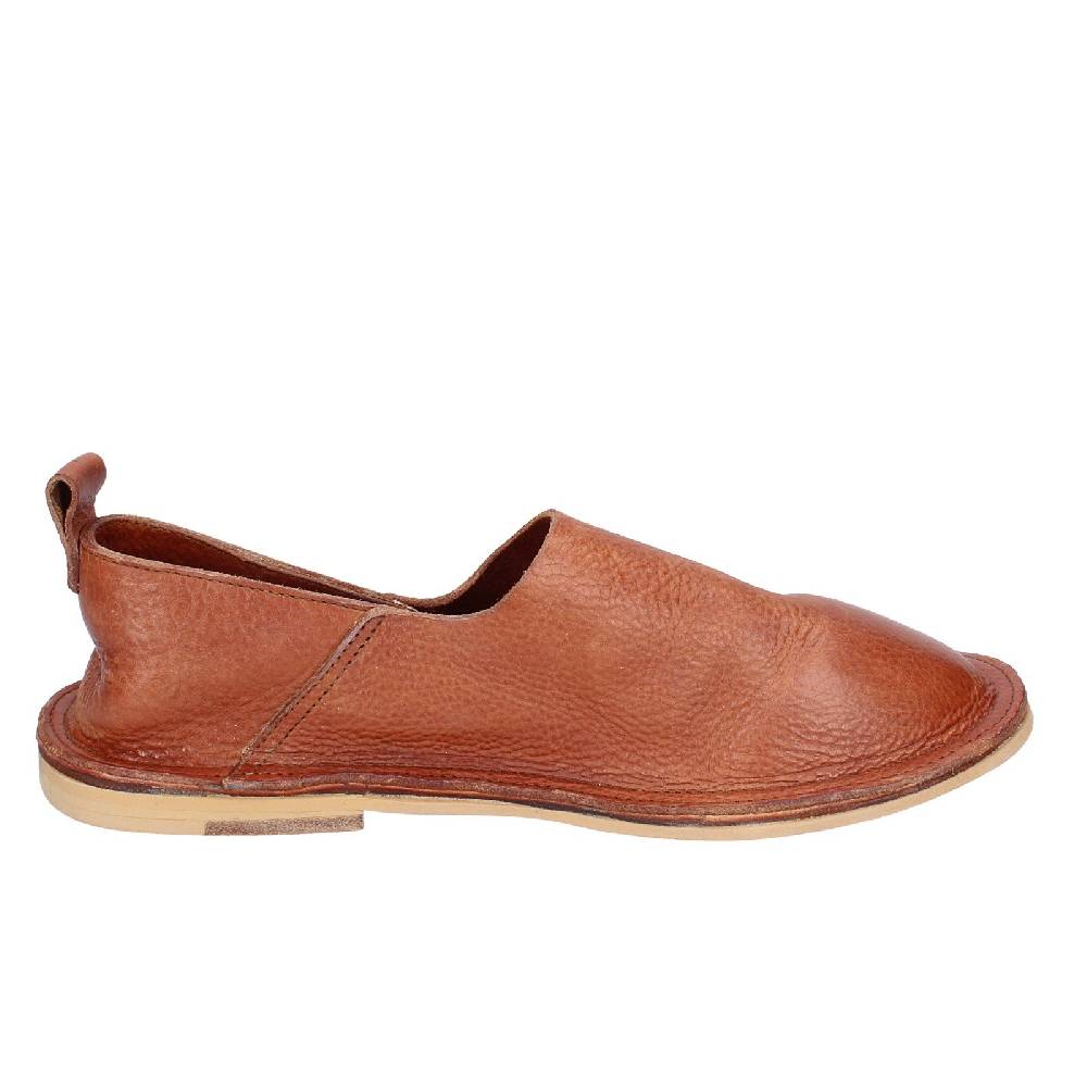 scarpe donna MOMA mocassini marrone pelle VINTAGE SLIP ON EX464 Qualità Garantita