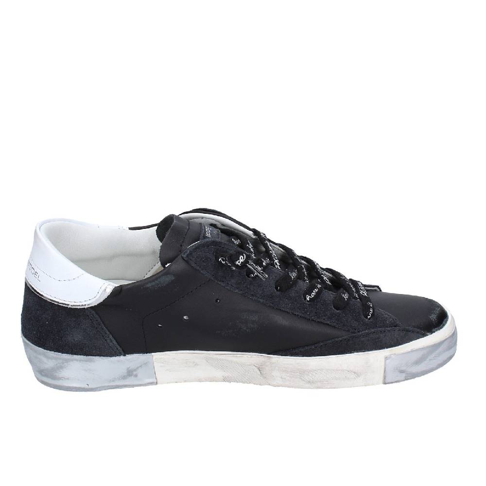 scarpe donna PHILIPPE MODEL sneakers nero pelle camoscio VINTAGE EX358 Convenienza