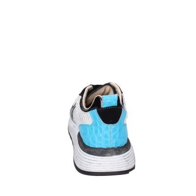 scarpe donna MOMA sneakers bianco pelle nero camoscio 3AS401-CR10 BC853 Sconto