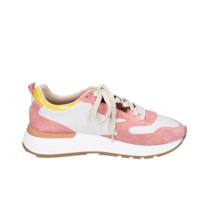 scarpe donna MOMA sneakers rosa pelle bianco camoscio 3AS401-CR11 BC795 Offerta