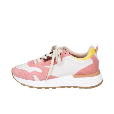 scarpe donna MOMA sneakers rosa pelle bianco camoscio 3AS401-CR11 BC795 Offerta