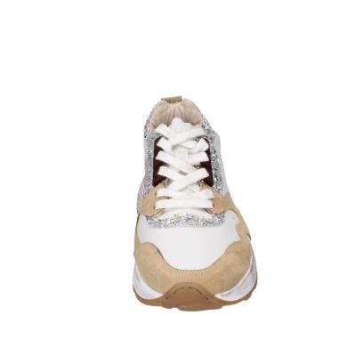 scarpe donna MOMA sneakers marrone pelle beige glitter 3AS401-CR1 BC65 Online
