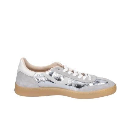 scarpe donna MOMA sneakers argento pelle lucida grigio camoscio 3AS420-CRV BC788 Saldi
