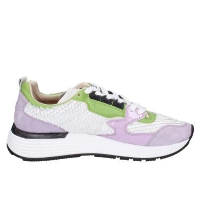 scarpe donna MOMA sneakers viola pelle bianco camoscio 3AS401-CR8 BC72 Hotsell