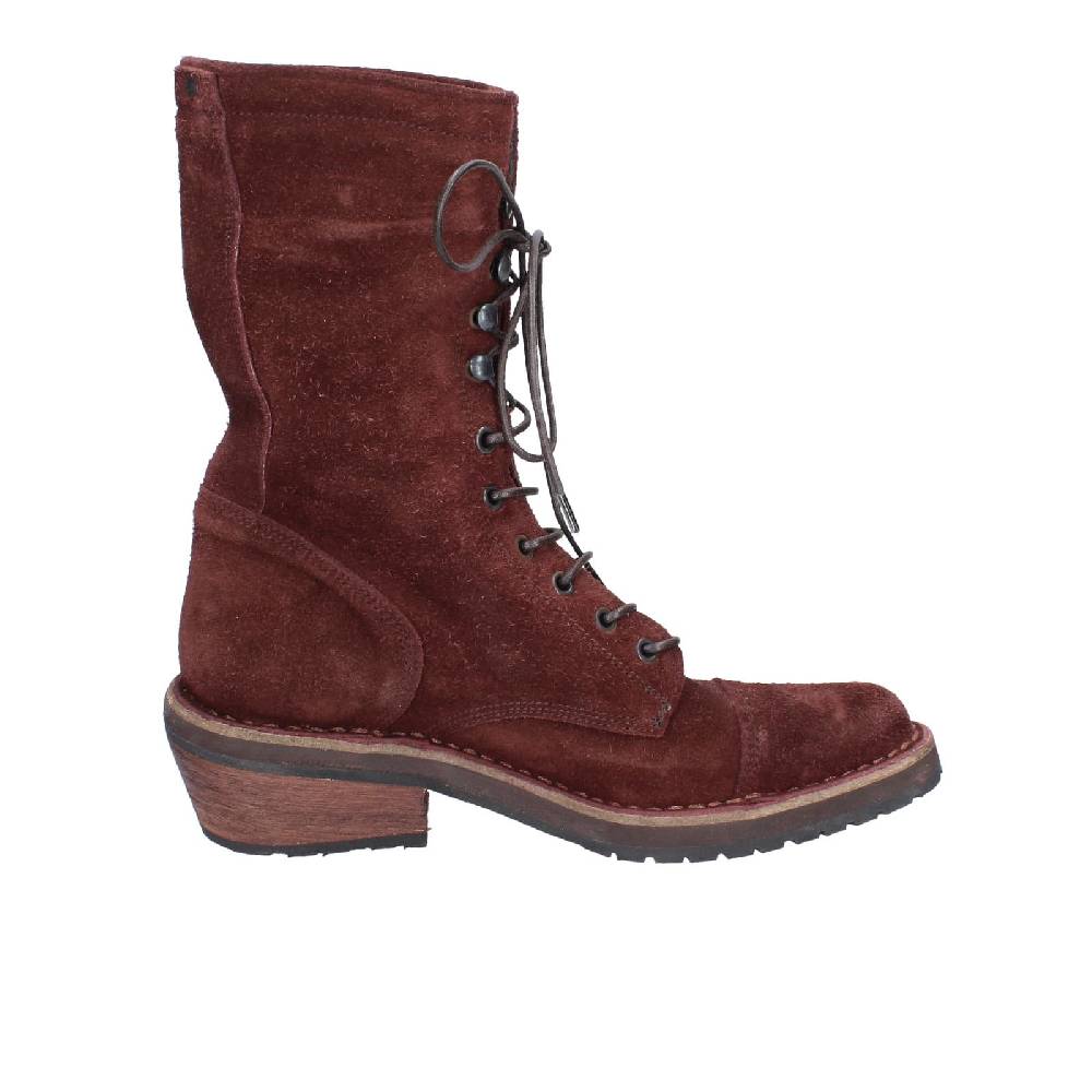 scarpe donna MOMA stivaletti bordeaux camoscio 77301C EY578 Moda