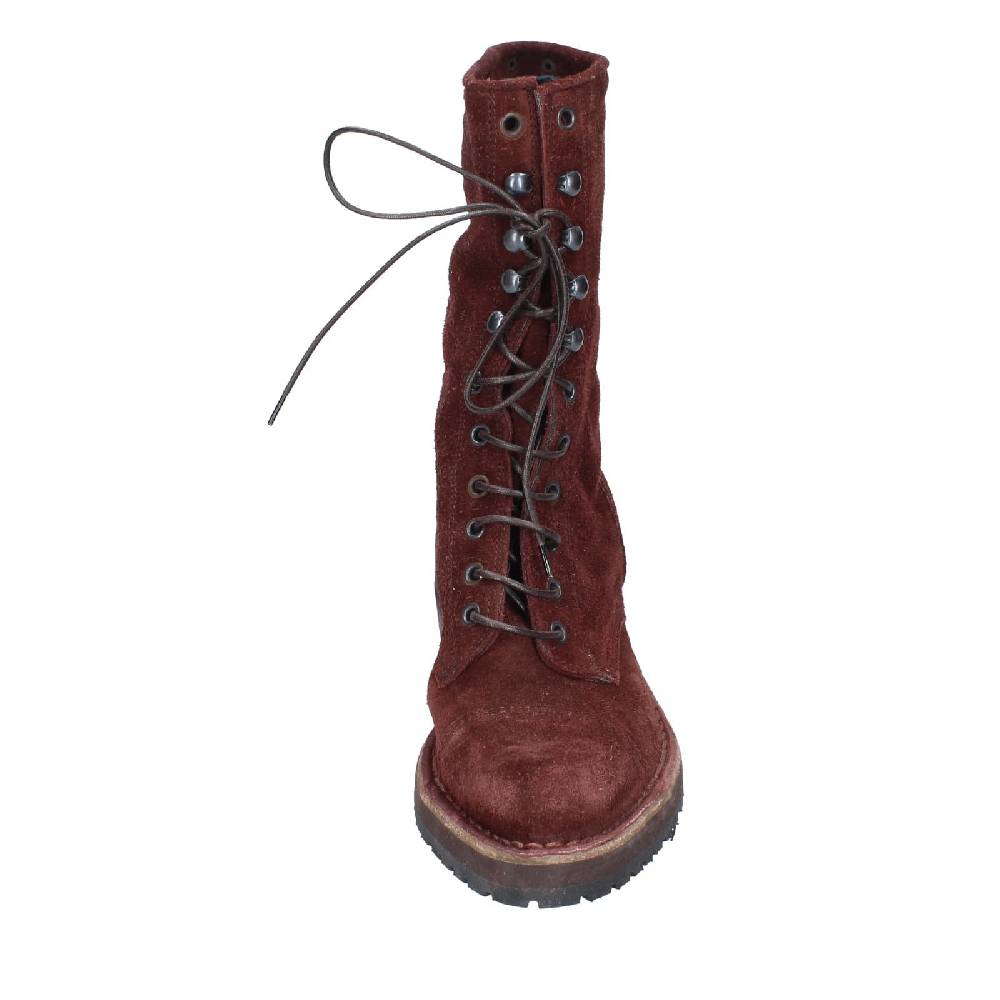scarpe donna MOMA stivaletti bordeaux camoscio 77301C EY578 Moda