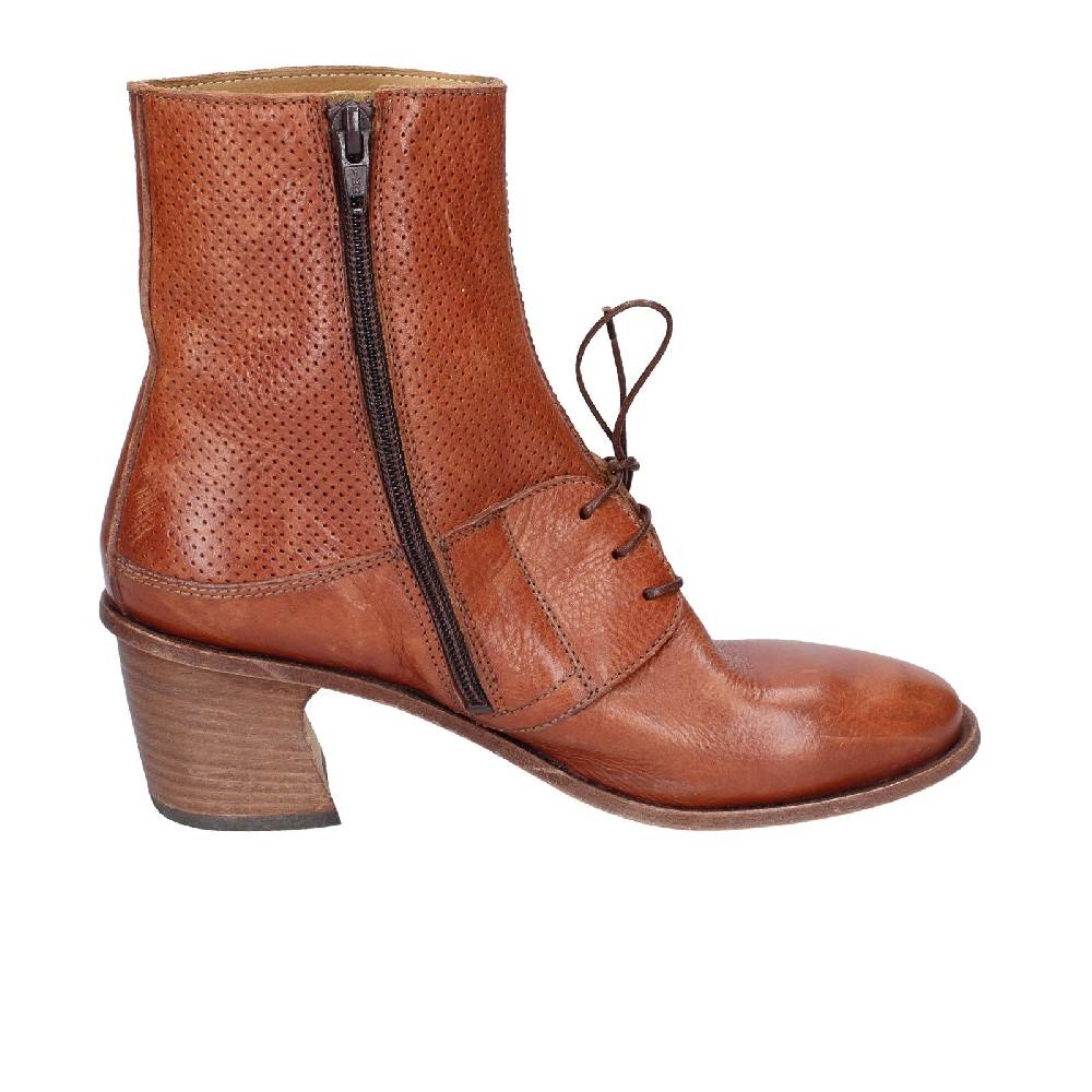scarpe donna MOMA stivaletti marrone pelle 28403C VINTAGE EX401 2025