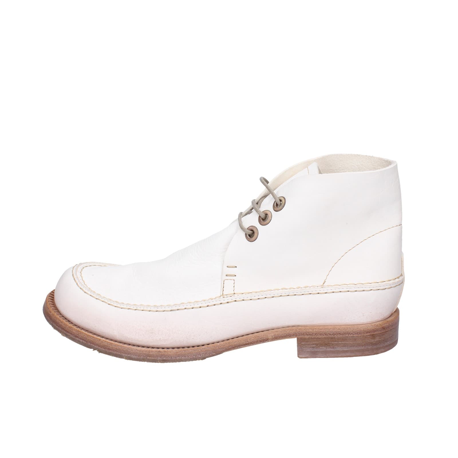 scarpe donna MOMA stivaletti bianco pelle 1BS474-NAC EZ868 Italy