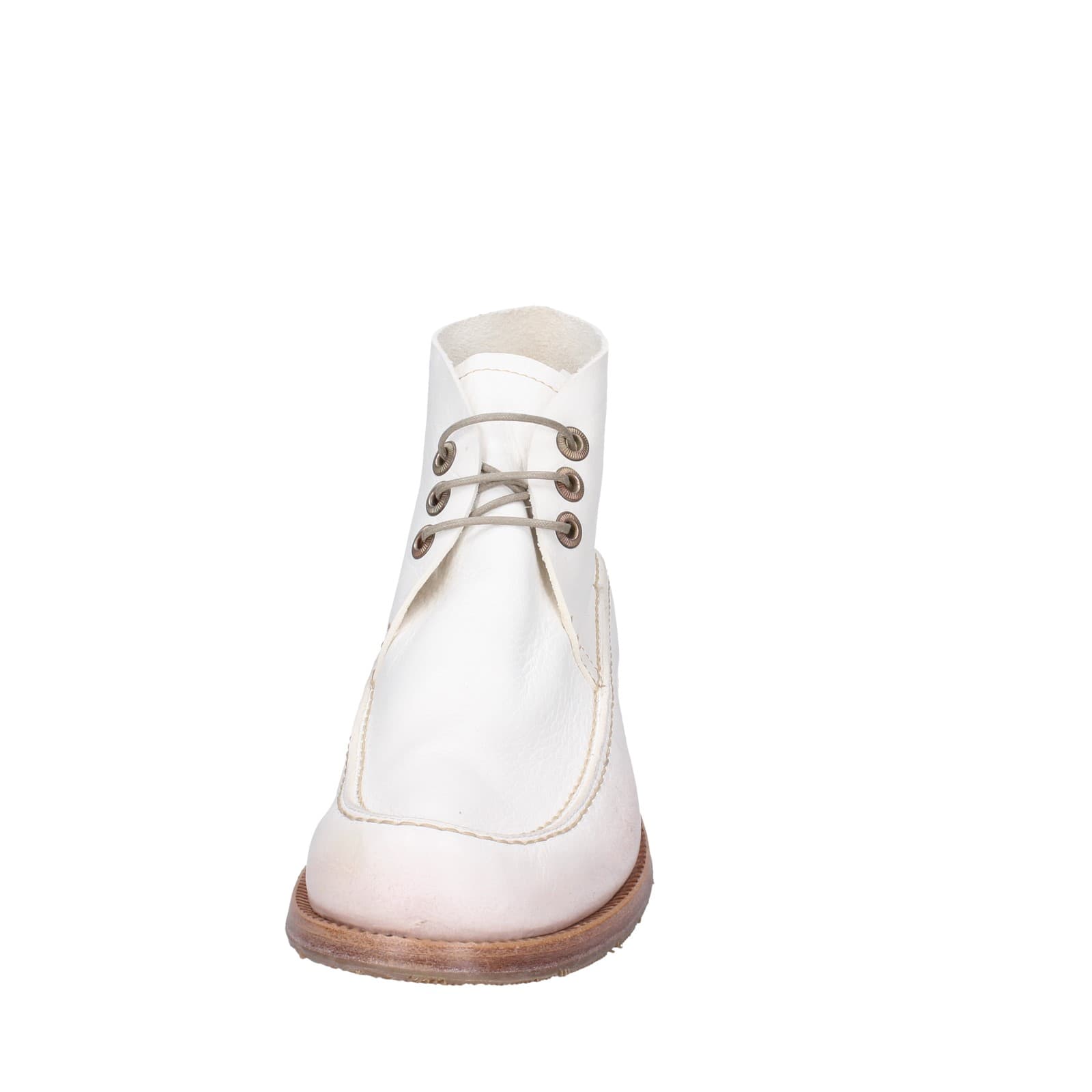 scarpe donna MOMA stivaletti bianco pelle 1BS474-NAC EZ868 Italy